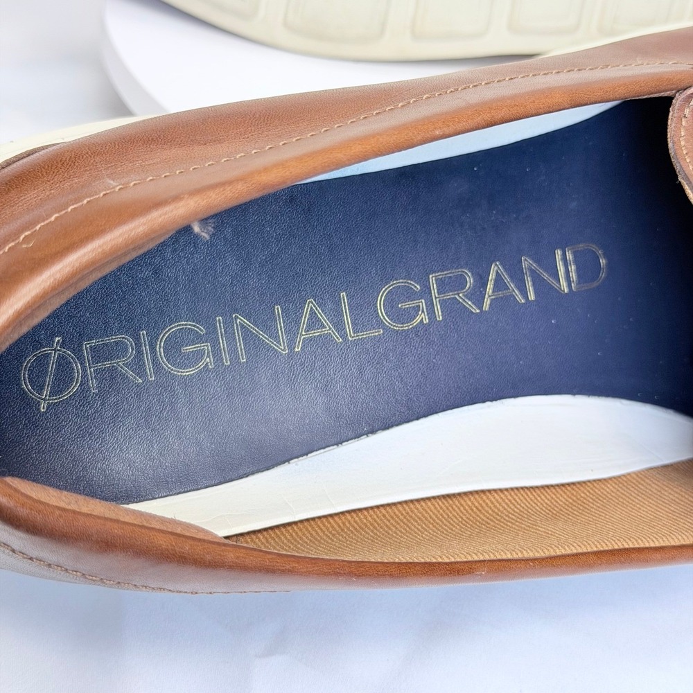 Cole Haan OriginalGrand Venetian Loafers Mens 13M British Tan Leather C29697 - Picture 6 of 7